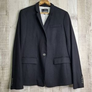 J. Crew Elegant Charcoal Black Regent Blazer. Size 10